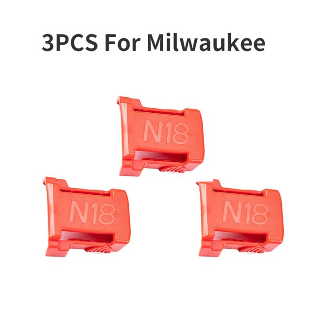 3Pcs Battery Storage battery case battery holder Rack Holder Case For Milwaukee 18V Devices
