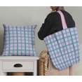 thumbnail image 5 of Soimoi Modal Satin Fabric Check Check Print Sewing Fabric Yard 42 Inch Wide, 5 of 5