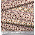 thumbnail image 2 of Soimoi Cotton Duck Fabric Aztec Geometric Printed Craft Fabric by The Yard 56 Inch Wide, 2 of 3