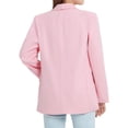 thumbnail image 4 of Elegant Girls Long Sleeve Shawl Collar Formal Suit Open Front Design With Inner Pocket For Stylish Kids Outerwear, 4 of 7