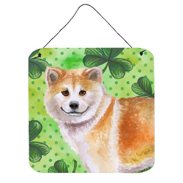 Shiba Inu St Patricks Wall or Door Hanging Prints
