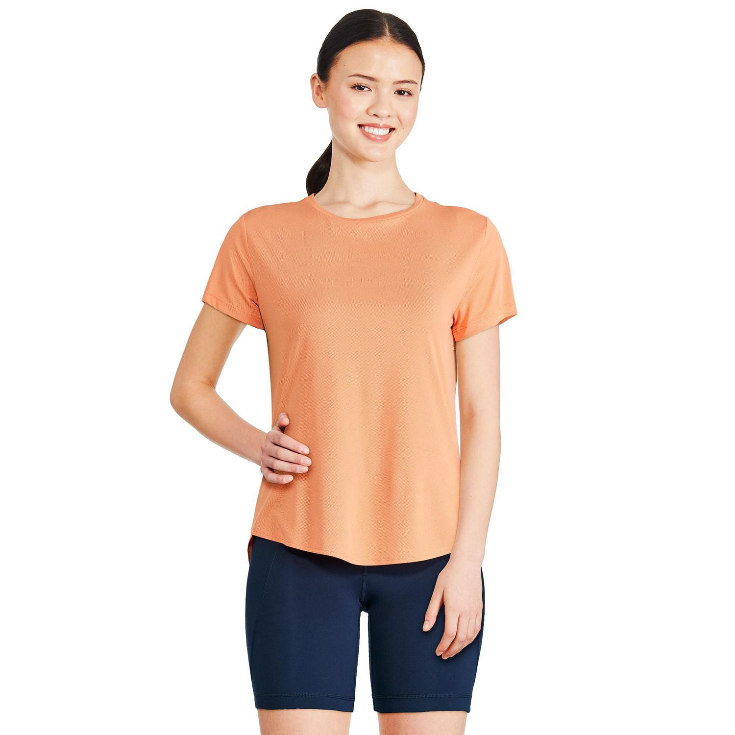 T-shirt à manches courtes Athletic Works pour femmes
