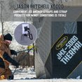 thumbnail image 3 of CLAM Jason Mitchell X5000 Portable 6 Person 9' Ice Fishing Thermal Shelter, 3 of 12