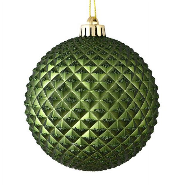 Vickerman N188464D 2,75 Po. Boule de Paillette Durian Vert Mousse 12 par Sac