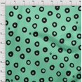 thumbnail image 4 of oneOone Tissu Polyester Spandex Vert Mer Pois Couture Projets d'Artisanat Tissus Imprimés au Yard 56 Pouces Wide-RB, 4 of 5