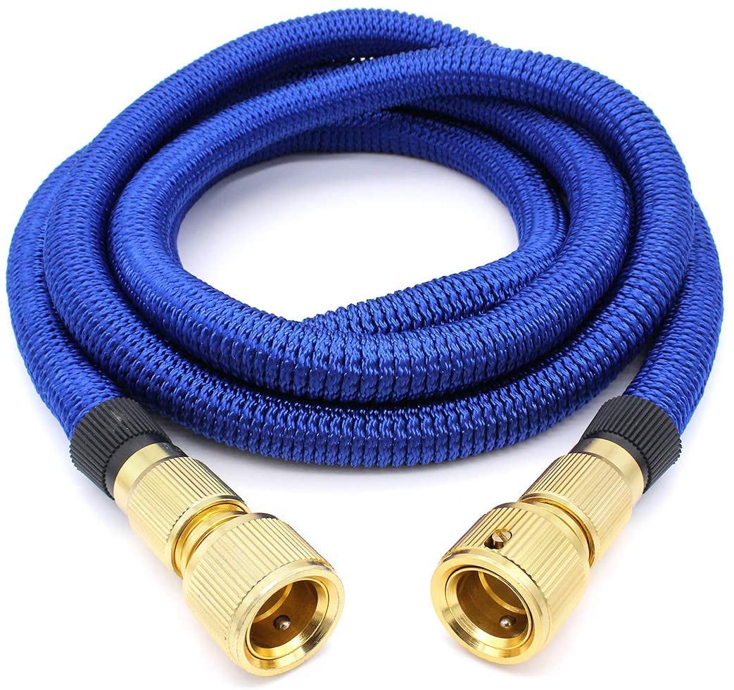 Jinsinto Garden Hose, Expandable Garden Water Hose Flexible Retractable Hose with Metal Fittings(2.5m)