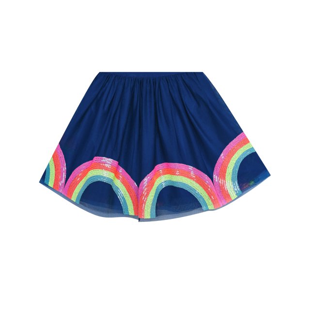 Jupe Fille Arc-en-Ciel Colorée Sequins Tutu Scintillant Danse 2-3 Ans