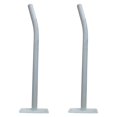 thumbnail image 1 of Almencla Support Mural pour Balles d'Exercice Support Mural pour Balles de Remise en Forme pour Fournitures de Nettoyage 2 Pcs Blanc, 1 of 8