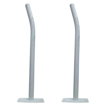 jinwen Wall Mount Exercise Ball Holder Fitness Ball Wall Rack for Cleaning Supplies 2PCS White