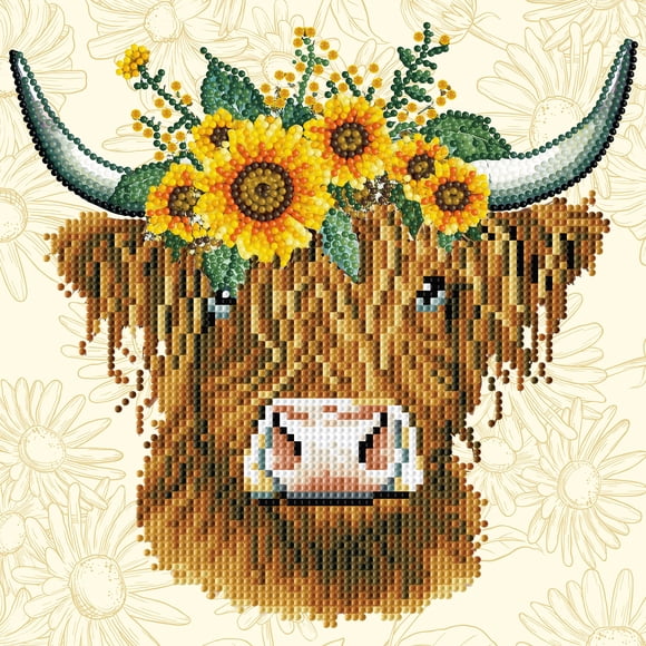 DIAMOND DOTZ® Sunflower Cow Special Edition Diamond Painting Kit