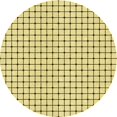 thumbnail image 1 of Ahgly Company Tapis de Zone Rond d'Intérieur Lavable à la Machine, Style Transitionnel, Jaune Soleil, 6 Pieds Rond, 1 of 7