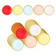 thumbnail image 4 of veasfak 50 Pieces Paper Plates Utensils Party Supplies Tray Dinnerware Tableware, 4 of 9