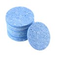 thumbnail image 1 of Unique Bargains Éponge à Souder 55x55x11mm pour Nettoyeur de Pointes de Fer, Rond Bleu 20 Pcs, 1 of 3