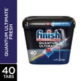 thumbnail image 1 of Finish Dishwasher Detergent Pods, Quantum Ultimate, Fresh, 40 Tabs, 1 of 18