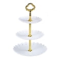thumbnail image 4 of 3-Tier Cupcake Stand Cake Dessert Wedding Event Party Display Tower Plate Round, 4 of 8