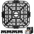 thumbnail image 4 of MesaSe For 4QT Healthy Cooking Air Fryer Grill Tray Crisper Plate  Food Grade Stainless Steel  Easy To Clean Accessory 7.3 Inch, 4 of 10