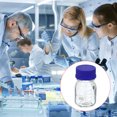 thumbnail image 5 of Unique Bargains 100mL Clear Reagent Media Graduated Glass Storage Bottle Blue Cap, 5 of 5