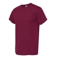 thumbnail image 2 of Gildan Mens Heavy Cotton T-Shirt, 5XL, Maroon, 2 of 3