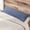 🔥 Blue, variant on Sentmoon Long Pillowcase 18.9x59.1 Inch Washed Linen Look Soft Breathable Double Length Pillow Cover for Body Pillow Sofa Lounger and Side Sleep