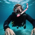 thumbnail image 3 of Snorkeling Set for Adults with Panoramic Tempered Glass Goggles Leak Proof Design and Buoyancy Aid, 3 of 6