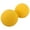 Yellow, variant on Peanut Massage Balls Double Lacrosse Ball Silicone Deep Tissue Massage Tool Muscle Reliefer Mobility Ball for Physical Therapy