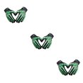 thumbnail image 2 of Baohd Lightweight And Shockproof Skeleton Riding Gloves For Autumn Winter Breathable And Comfortable Nylon Multifunctional green XS（kid） 3Set, 2 of 6