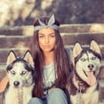 thumbnail image 2 of Set of 300 Mechaly Unisex Solid Polyester Plain Bandanas - Bulk Wholesale (Red), 2 of 2