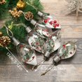 thumbnail image 3 of Christmas Decorations Double Pointed Sphere Christmas Tree Pendant Indoor Creative Transparent Light Emitting Led Christmas Ball, 3 of 4