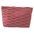 thumbnail image 2 of EGNMCR Closet Organizers and Storage Woolen Knitted Bag Striped Color-blocked Cosmetic Bag Pattern Cosmetic Bag Portable Cosmetic Bag Ins-style Pencil Case Polyester makeup pouch, 2 of 8