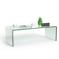 thumbnail image 2 of Patiojoy Tempered Glass Coffee Table Accent Cocktail Side Table Living Room Furniture, 2 of 7