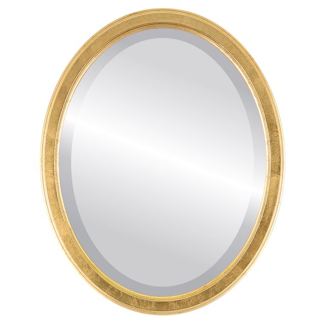 Miroir Encadré Toronto - Feuille d'Or