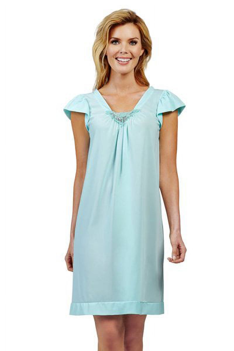 Velrose Lingerie Chemise de Nuit à Manches Courtes 36510