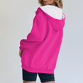 thumbnail image 4 of Sweat à Capuche à Manches Longues à la Mode pour Femmes avec Poche Blanche XXL, 4 of 6