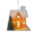 thumbnail image 1 of Holiday Time Ornement de maison brune avec arbre LED., 1 of 4