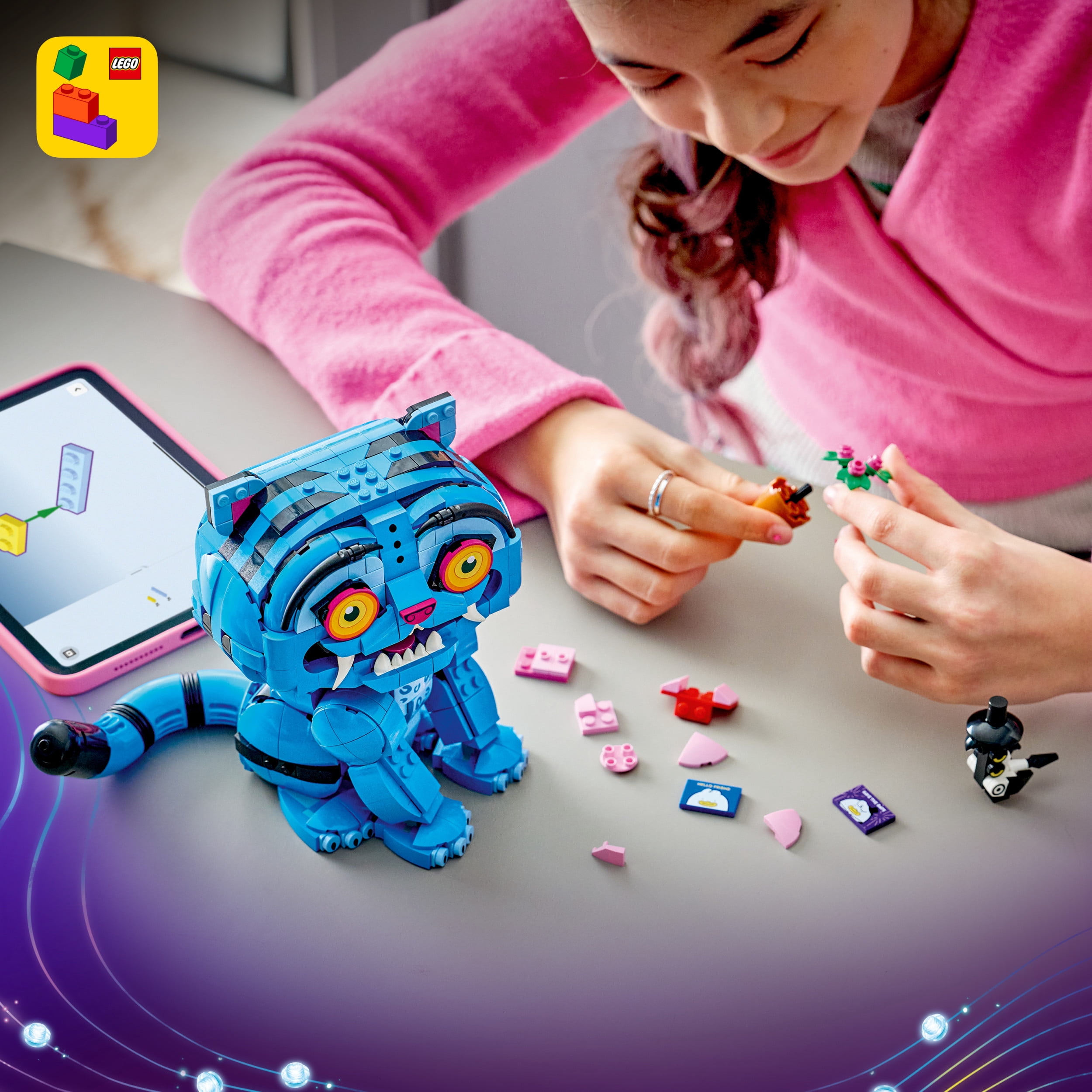 LEGO Les guerrières de la K-pop Le tigre Derpy et la pie Suzy, 72537