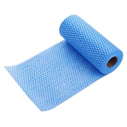 DEBGFS Disposable Cleaning Towels Reusable Cleaning Cloth Handy Cleaning Wipes Washable Kitchen Paper Towels Dish Rags Multi Use Wiping Rag Household Supplies 50 Count/Roll (Red/Blue),Blue