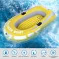 thumbnail image 2 of Peahefy Kayak Gonflable, Bateau de Pêche Gonflable, Canot Kayak Gonflable en PVC 2 Personnes Aviron Bateau à Air Pêche Dérive Plongée, 2 of 8