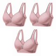 thumbnail image 1 of LSLJS 3PC Women's Tank Full Cup Comfortable and Breathable Underwear Bra, 1 of 3