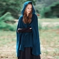 thumbnail image 1 of Simua Trench-Coat pour Femmes Cape à Capuche Long Ouvert Poncho Poncho Cardigan, 1 of 8