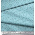 thumbnail image 3 of Soimoi Poly Georgette Fabric Cactus,Alarm Clock & Flamingo Shirting Decor Fabric Printed Yard 52 Inch Wide, 3 of 3