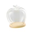 thumbnail image 3 of simhoa Clear Glass Dome Jar Empty Display for Collectibles Keepsakes Tabletop Shelf Beige, 3 of 8
