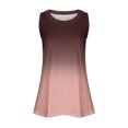 thumbnail image 5 of LSLJS Women Tank Summer Gradient Color Round-Neck Sleeveless Casual Tunic Tops Blouse, Womens Tank Tops, 5 of 5