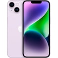 thumbnail image 1 of Apple iPhone 14 Restauré - Déverrouillé - 128 Go Violet - MPUX3LL/A (Reconditionné), 1 of 5