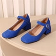thumbnail image 5 of B91xZ Mocassins à Lacets pour Femmes, à Enfiler, Plateforme, Mocassins Décontractés et Confortables, Bleu 8, 5 of 5