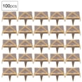 thumbnail image 4 of Rivet Bag Accessories Rivet For Leather 100 PCS 9MM Brass Copper Square Rivets Apparel Shoes Bag Accessories For Leather Decoration, 4 of 8