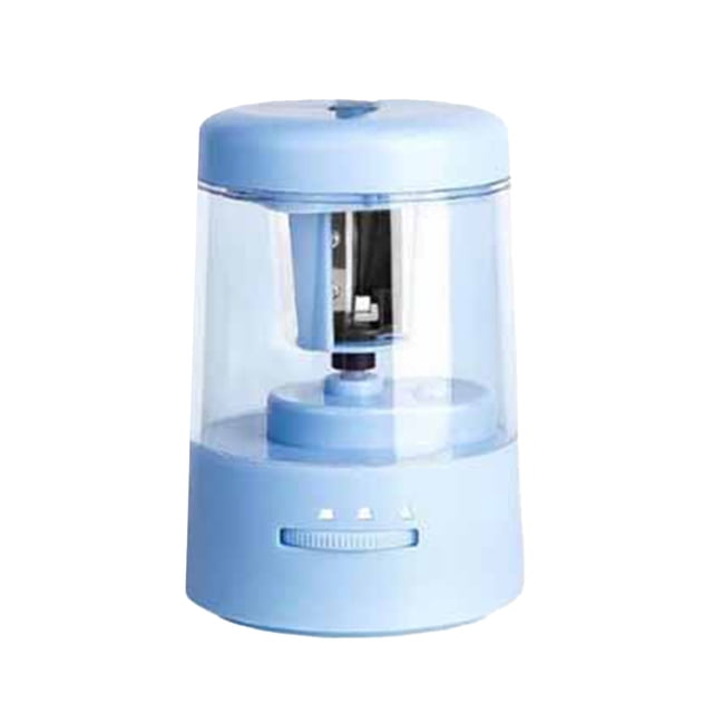 Rechargeable Electric Pencil Sharpener with Auto Stop, Dual USB/Battery Power for Colored Graphite Art Pencils Fast Sharpening