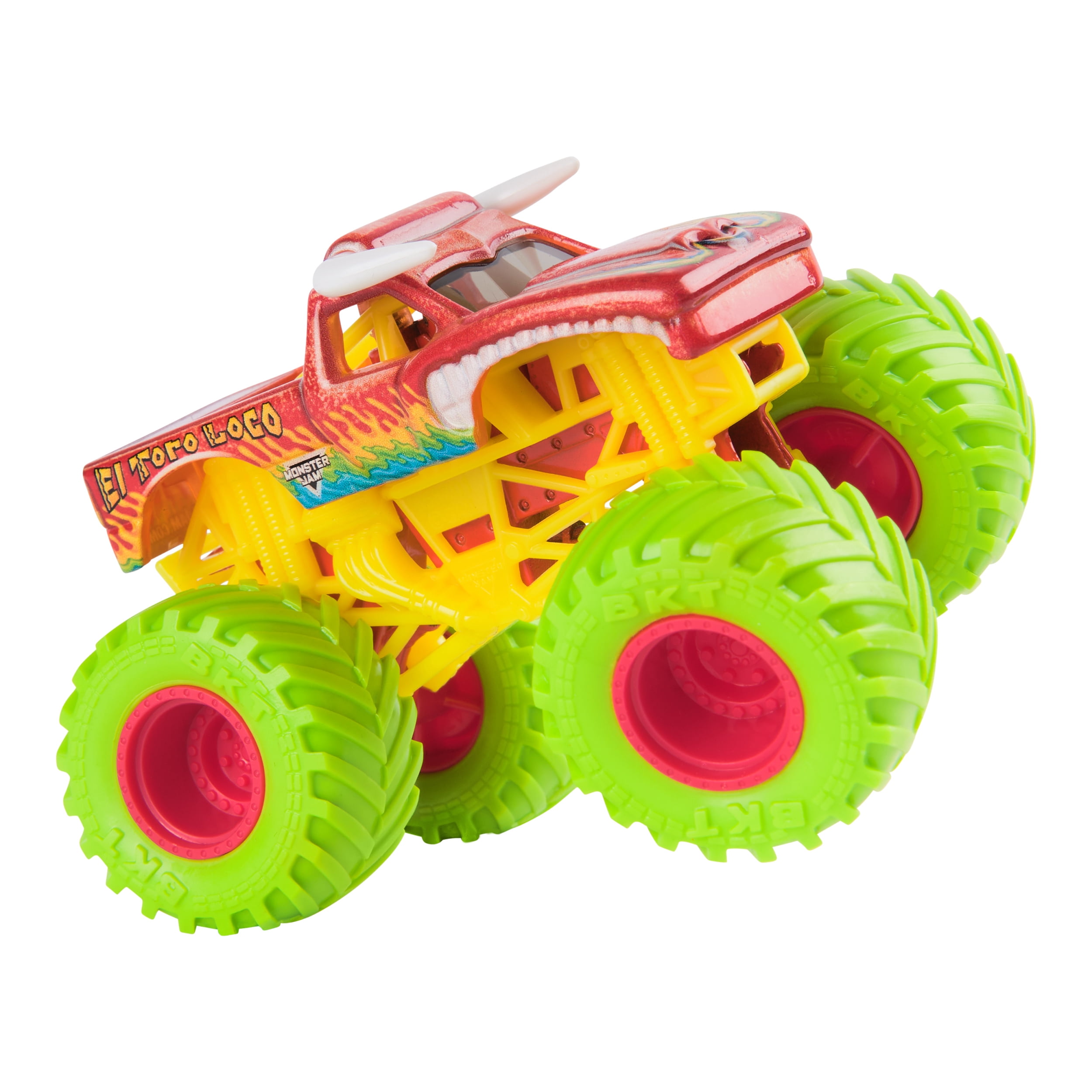 Monster Jam, Official El Toro Loco Monster Truck, Die-Cast Vehicle, 1:64 Scale, Kids Toys for Boys Ages 3 and up