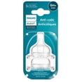 thumbnail image 2 of Philips Avent Anti-colic Baby Bottle Flow 4 Nipple, 2 pack, SCY764/02, 2 of 2