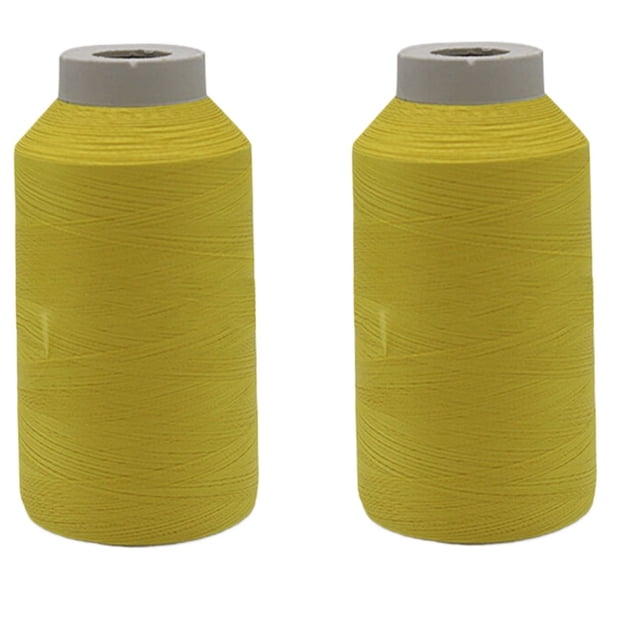 Ngheia 2-Pack Glow in the Dark Embroidery Thread - Fluorescent Sewing Thread for Night Diy, Crafts, Music Festivals, Gold