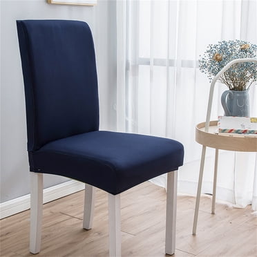 TopLLC Housses de Chaise pour Salle à Manger, Housses de Chaise Extensibles de Couleur Unie, Housse de Siège Décorative en Spandex Douce, Respirante et Anti-Poussière, Élastique, Amovible, Lavable, Protège-Chaise Universel pour Cuisine